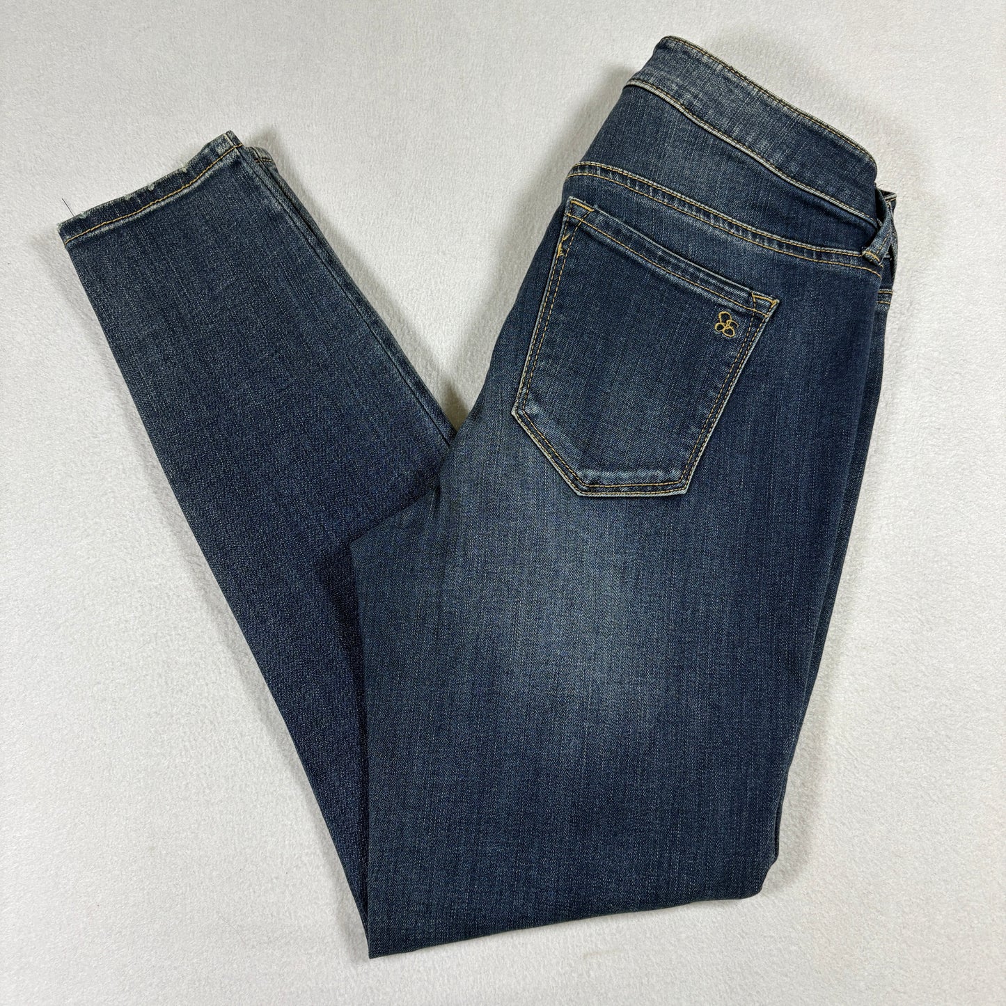 Jessica Simpson Womens Jeans 29S Blue Kiss Me Super Skinny Stretch Denim