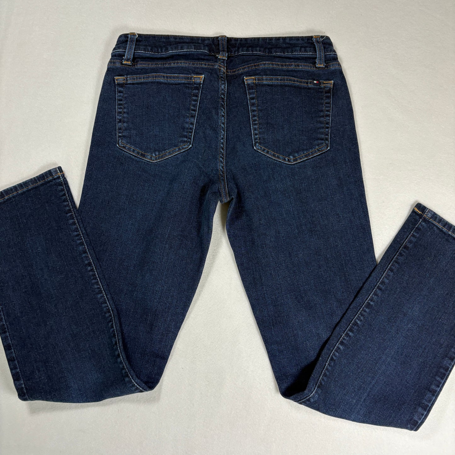 Tommy Hilfiger Womens Jeans Dark Wash Size 8 Straight Leg Denim Y2K Classic