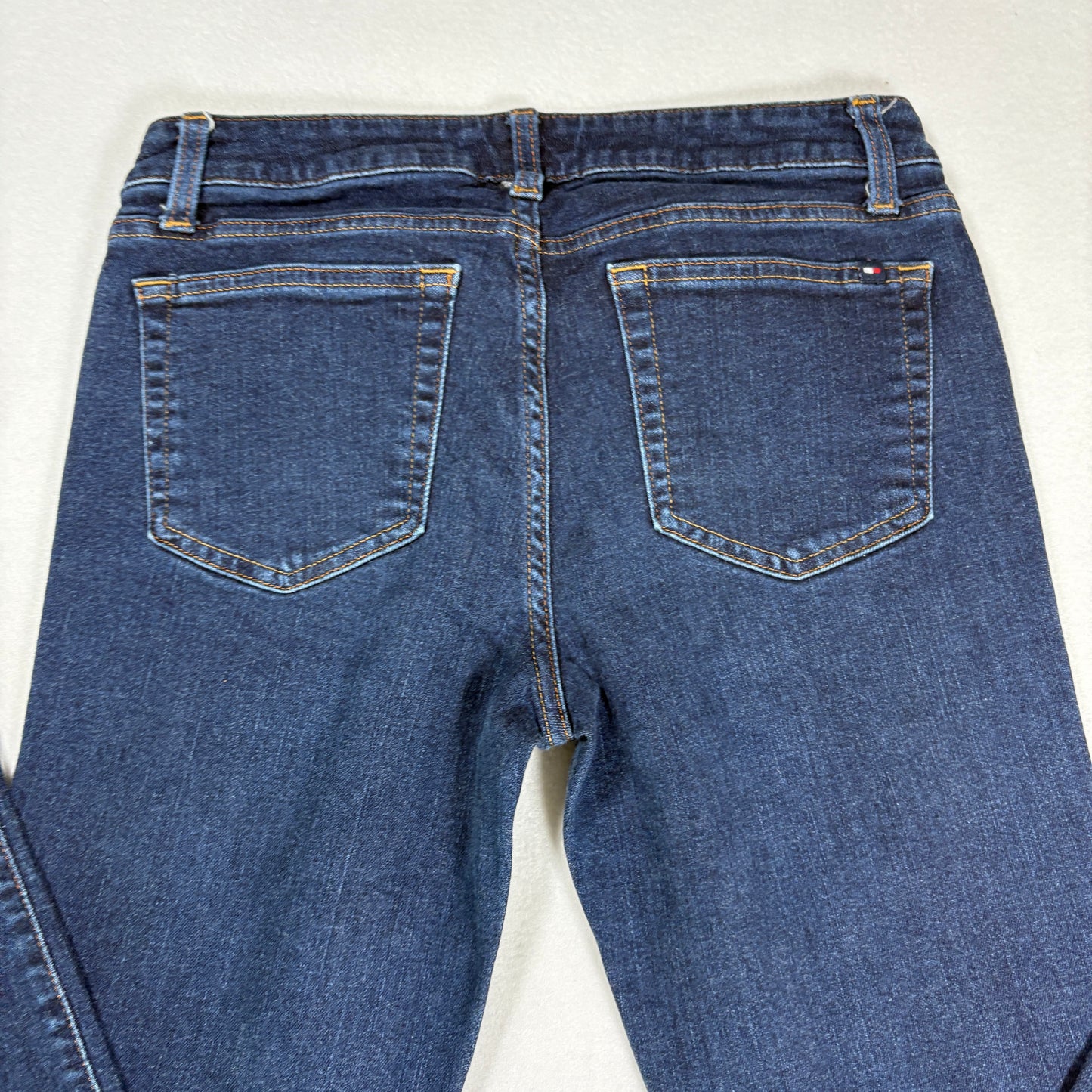 Tommy Hilfiger Womens Jeans Dark Wash Size 8 Straight Leg Denim Y2K Classic