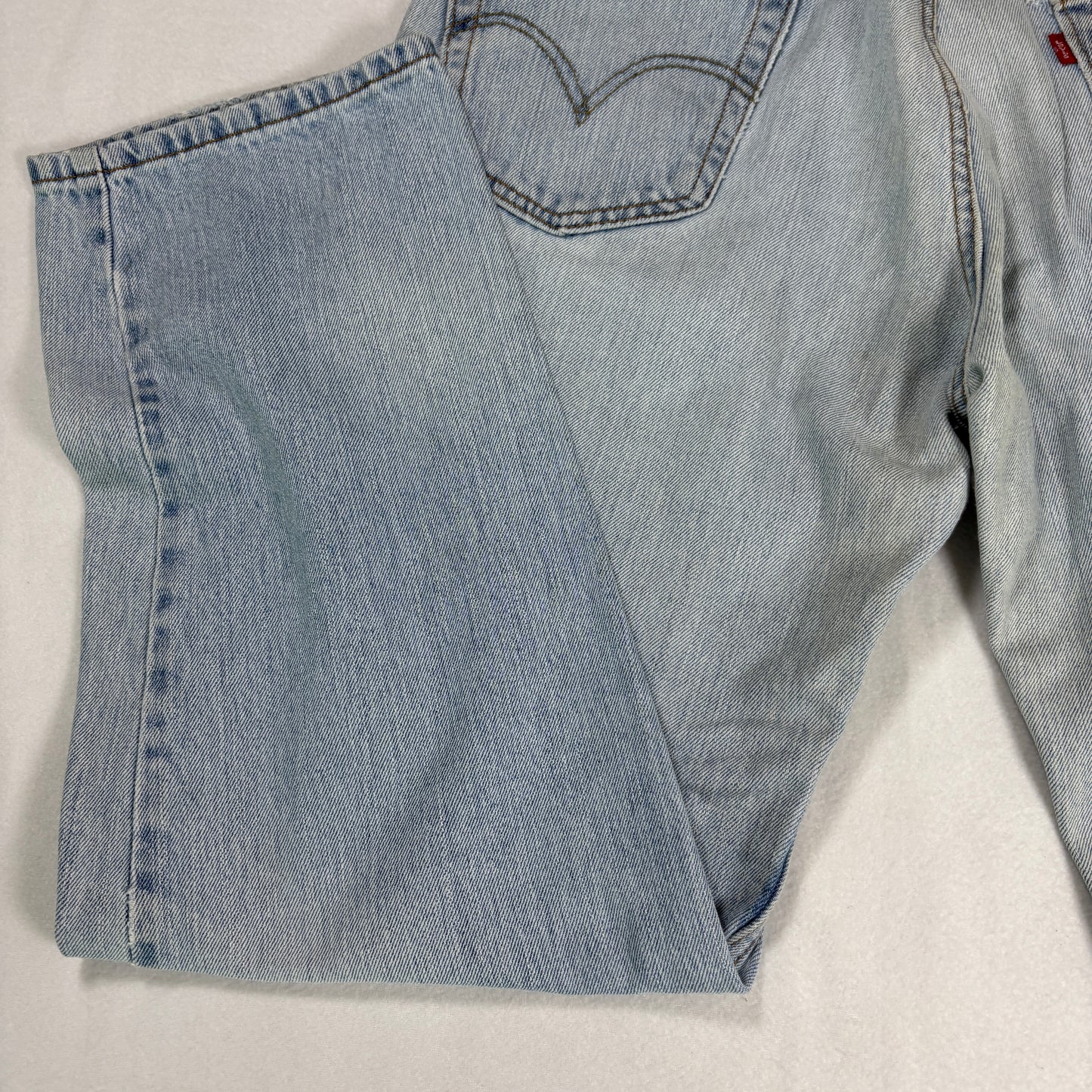 Levis Mens 550 Relaxed Fit Jeans 36x32 Light Wash Baggy 90s Y2K Grunge Denim