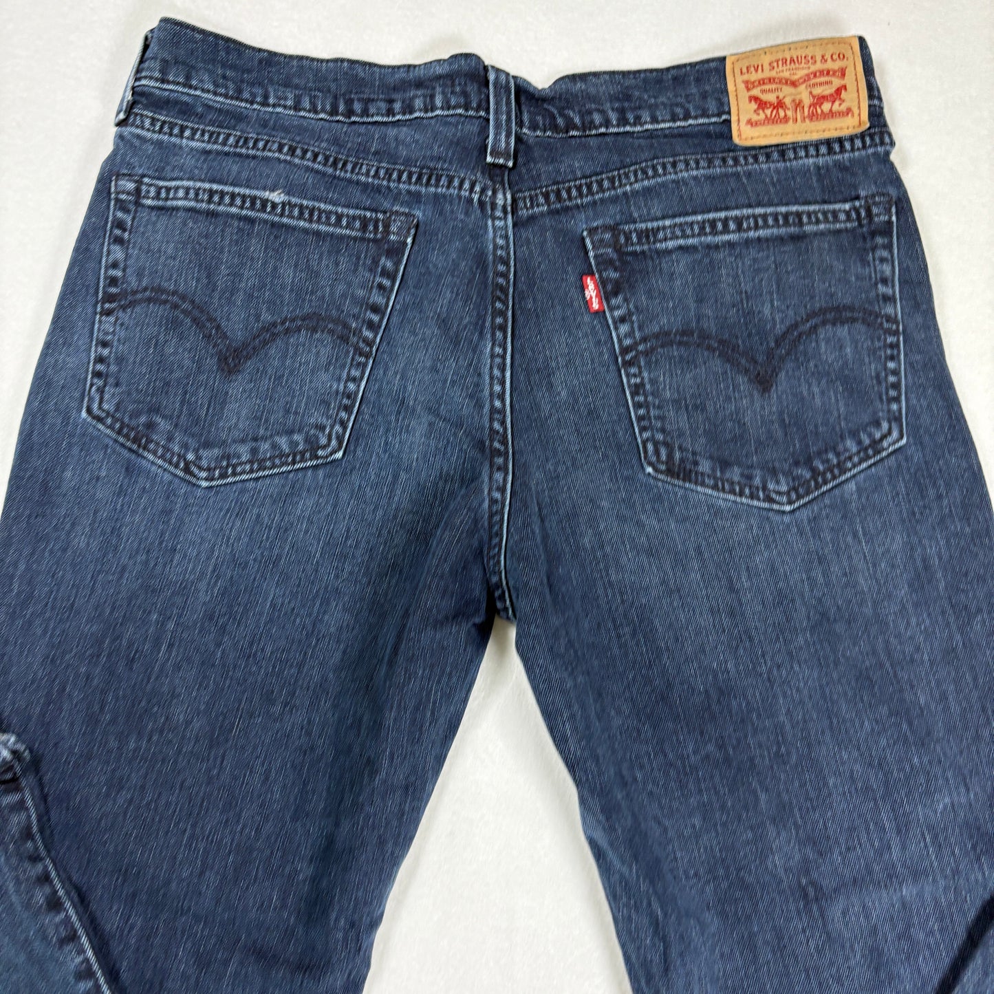 Levis Womens Boyfriend Jeans 29 Dark Wash Relaxed Fit Denim Casual Y2K Vintage