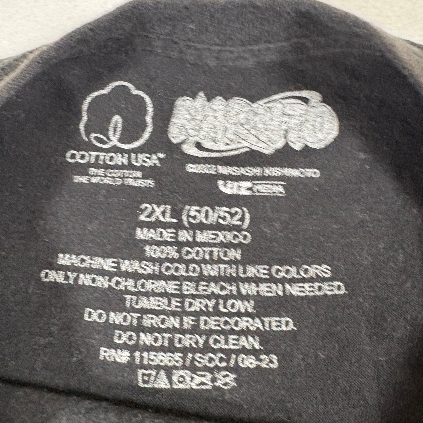 Mens 2XL Naruto Anime Graphic T Shirt Black Vintage Style Shonen Jump Tshirt