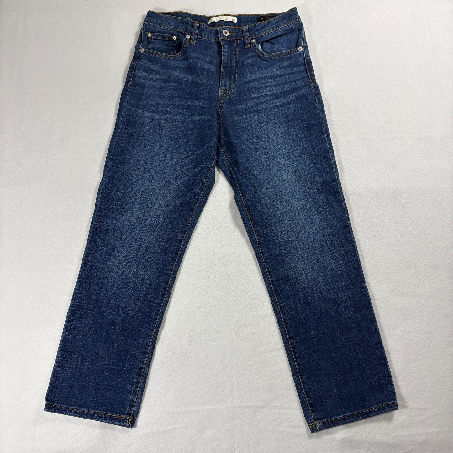 Ella Moss Jeans Womens Size 6 Blue High Waist Straight Denim Y2K 90s Retro Fit!!