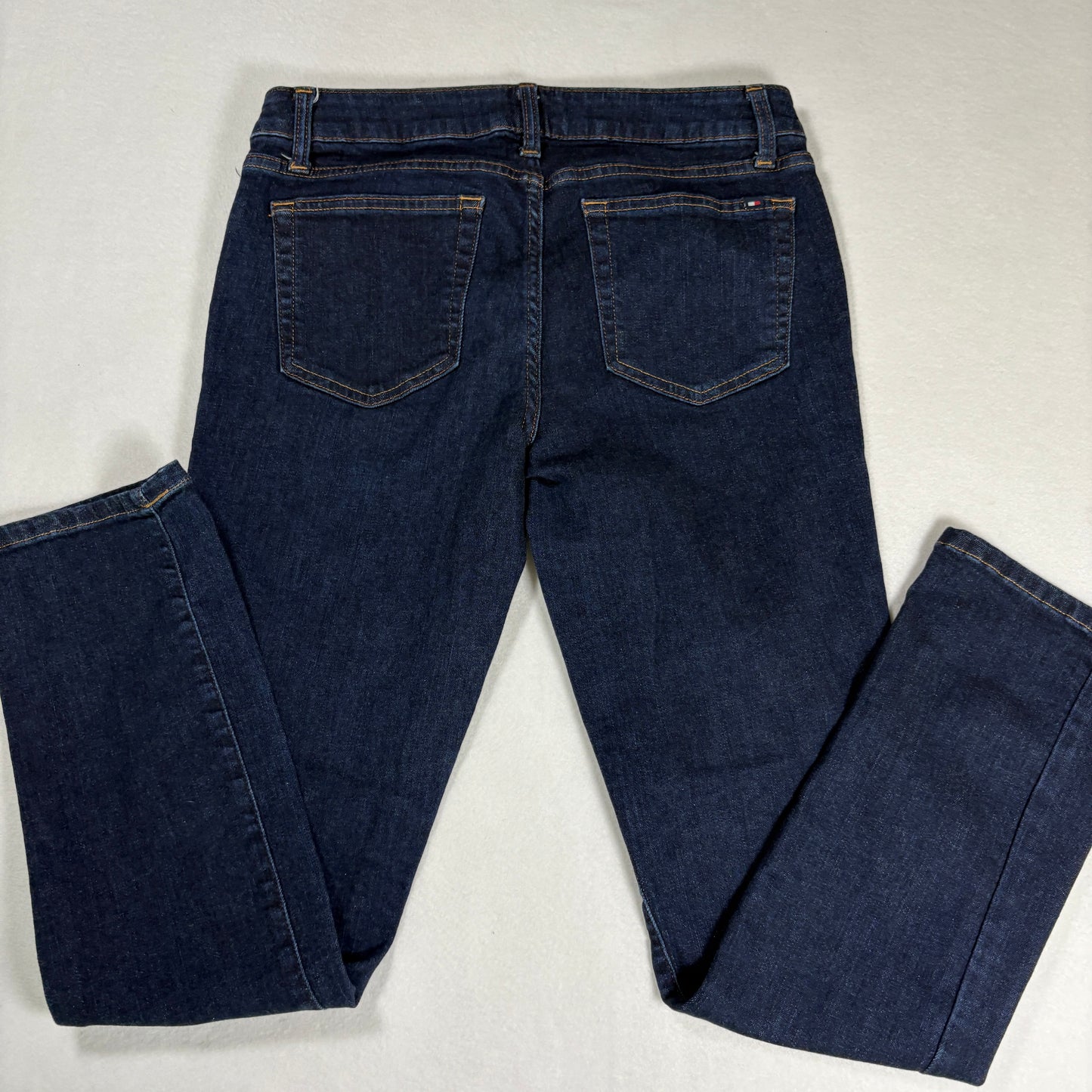 Tommy Hilfiger Womens Straight Jeans 6S Dark Wash Denim Classic Y2K Vintage