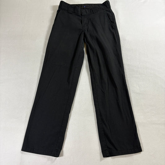 Workwear Straight Leg Pants Dickies Flex Black Uniform Tag 80 Fits Like 28X29