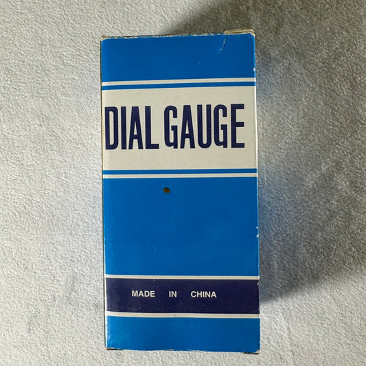 Dial Indicator Gauge 0-1 Inch 0.001in Reading w Box & Certificate USA Ship