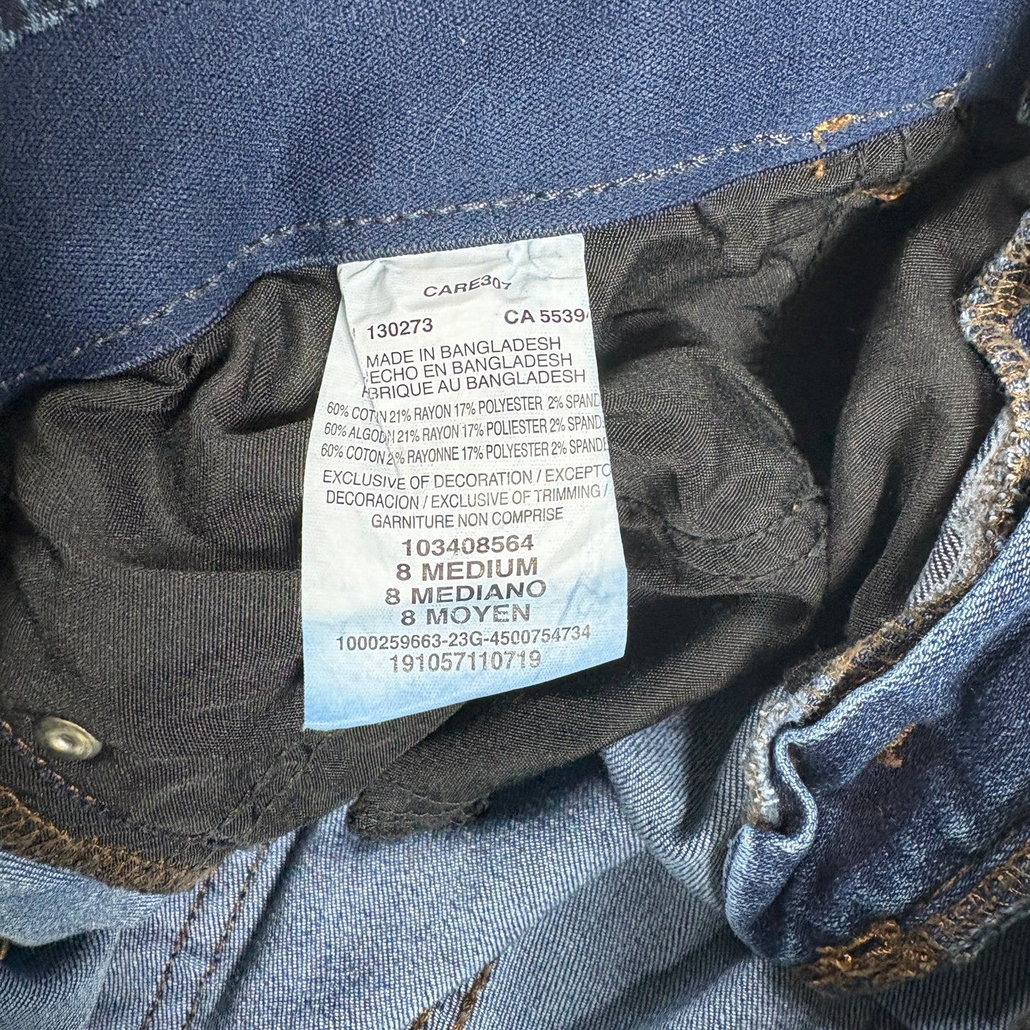 Lee Womens Straight Leg Jeans 8 Blue Flex Motion Mid Rise Regular Fit Stretch