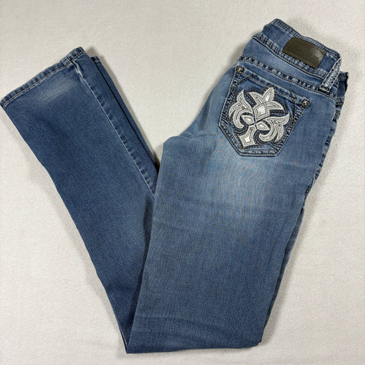 Hydraulic Womens Jeans Size 4/5 Bootcut Stretch Blue Denim Y2K Vintage Style