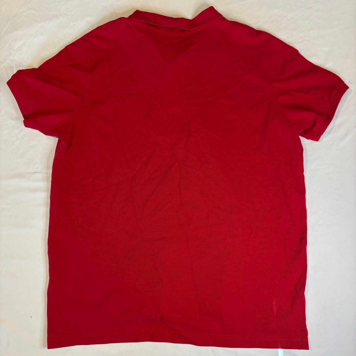 U.S. Polo Assn. Men’s Red Polo Shirt Size XL Short Sleeve Cotton Casual Top