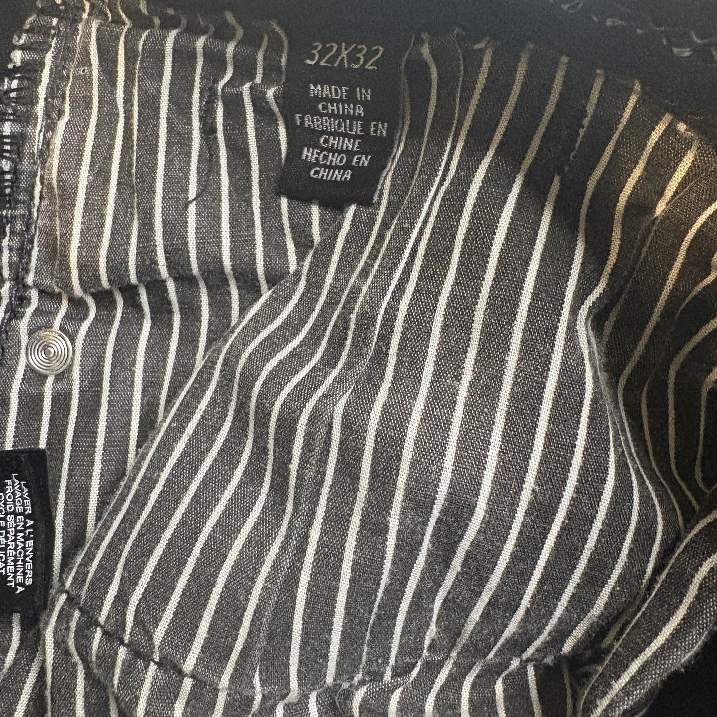 Kenneth Cole New York Slim Fit Jeans Black Denim Pants Men’s 32x32 Modern Casual