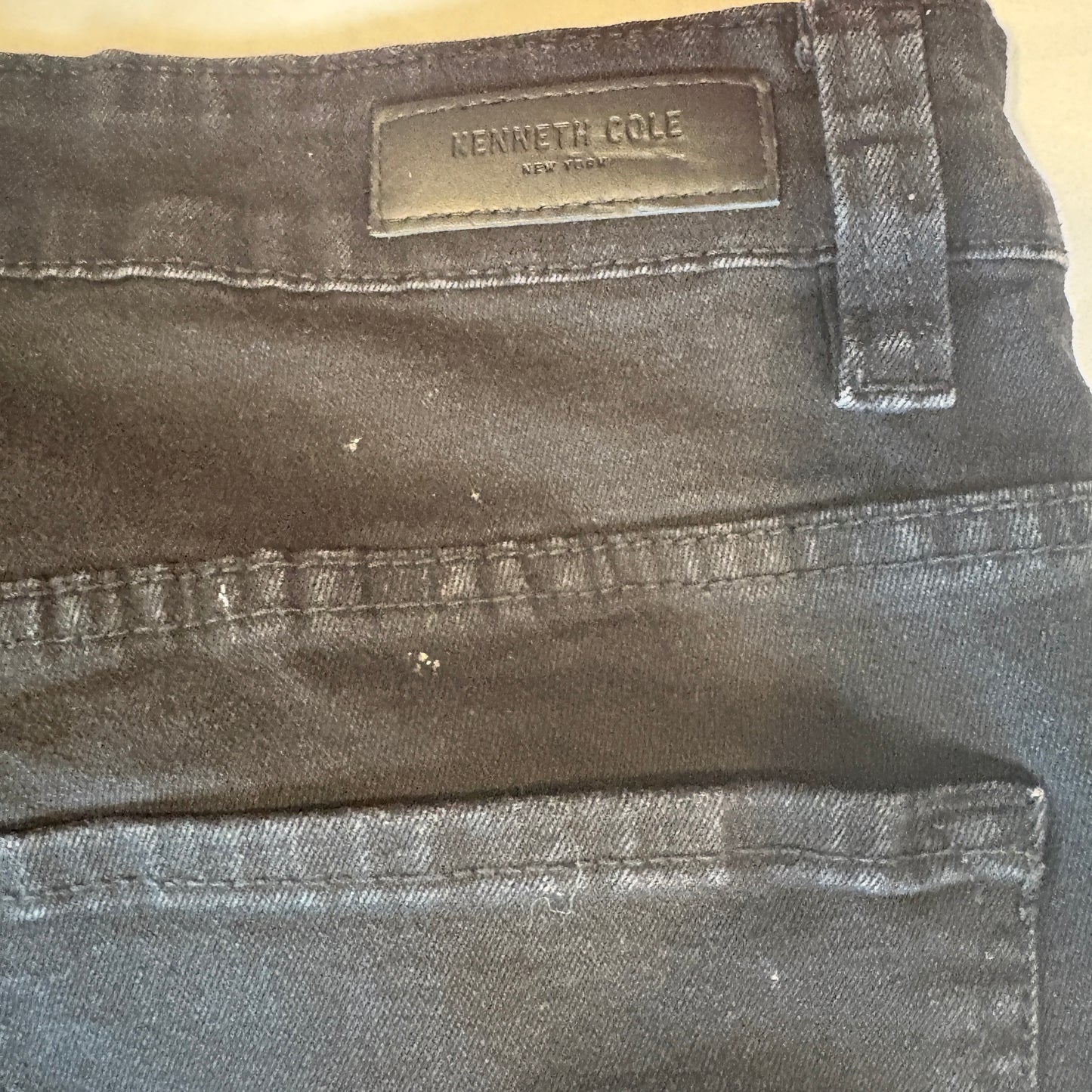 Kenneth Cole New York Slim Fit Jeans Black Denim Pants Men’s 32x32 Modern Casual