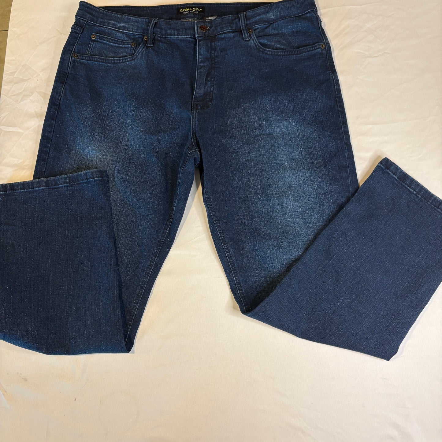 Urban Star Premium Apparel Men's Jeans Blue Size 40x30 Stretch Cotton Spandex