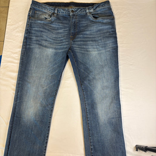 We Are Denim Relaxed Straight Jeans Men’s W40 L32 Blue Medium Wash Casual Comfort