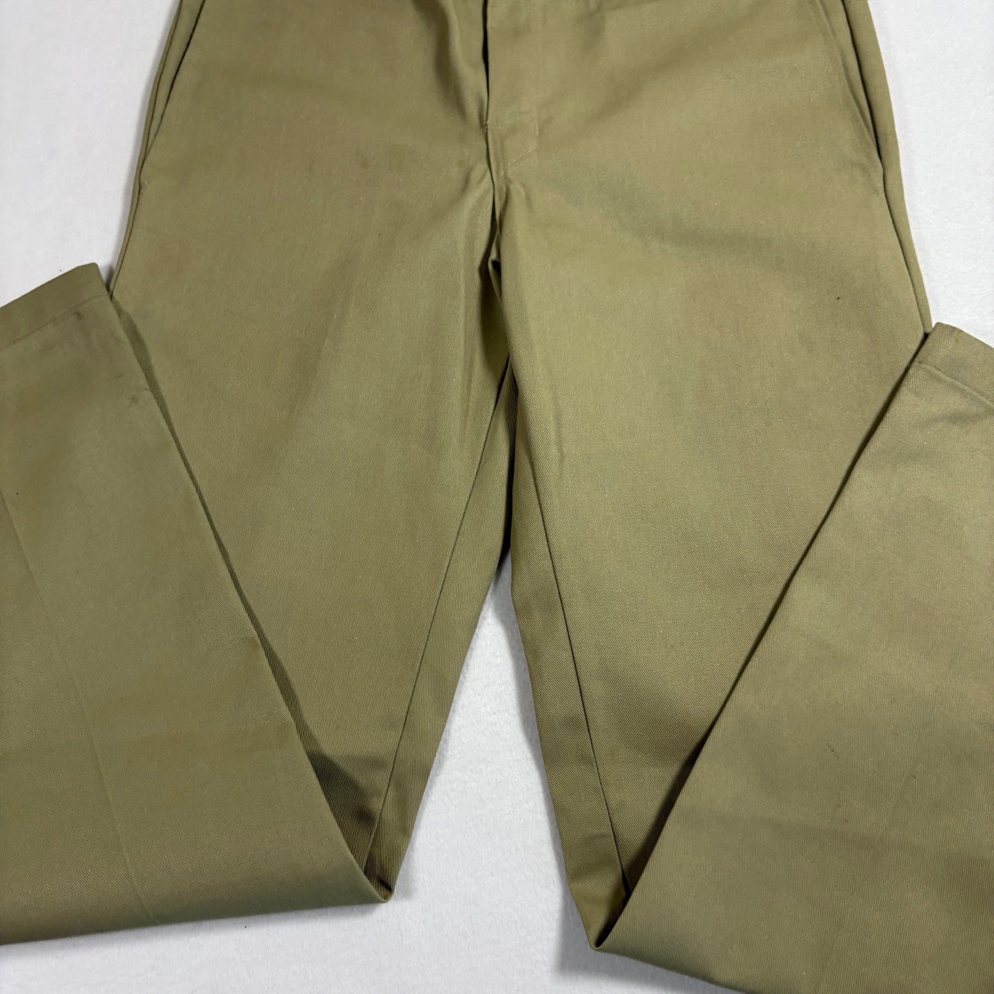 Dickies mens work pants 32x32 Khaki Slim Straight Fit 873 Chino Skate Y2K