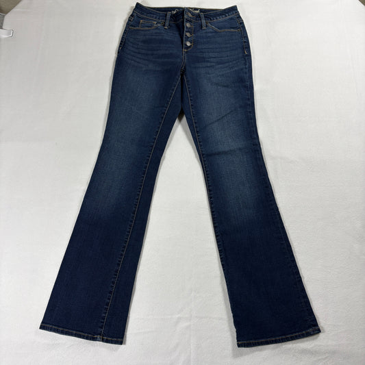 Universal Thread Womens 2/26R High Rise Skinny Bootcut Dark Wash Jeans Stretch