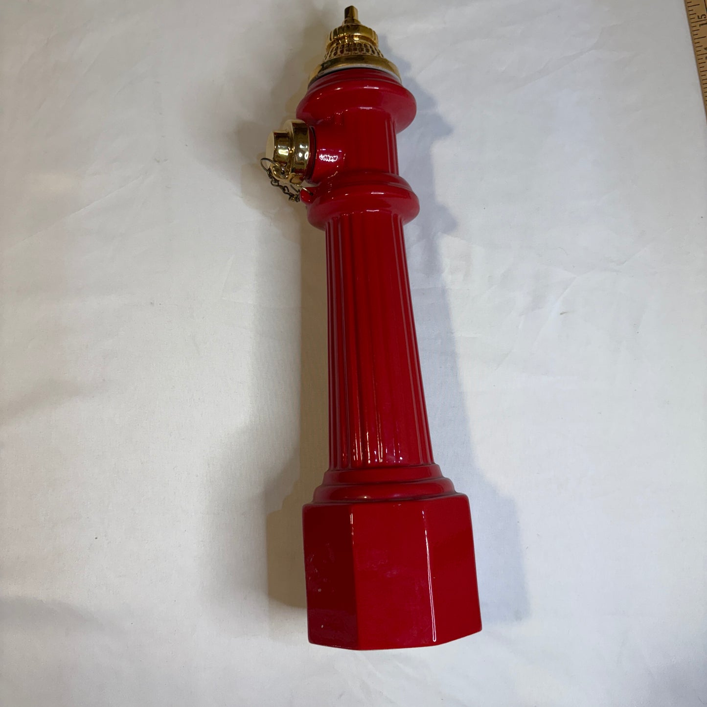 Lionstone Fire Hydrant Whiskey Decanter #12 Union Made USA 1986 Collectible