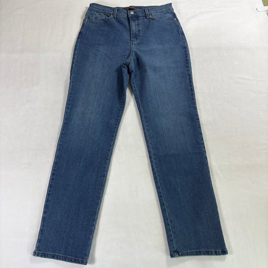 Straight Leg Jeans Classic Denim Gia Vanderbilt Amanda Tag 10 Fits 31X30 Blue