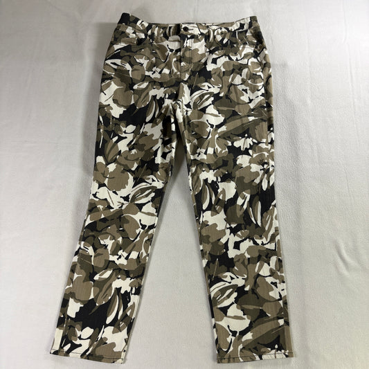 White House Black Market So Slimming Camo Pants 12 Girlfriend Stretch