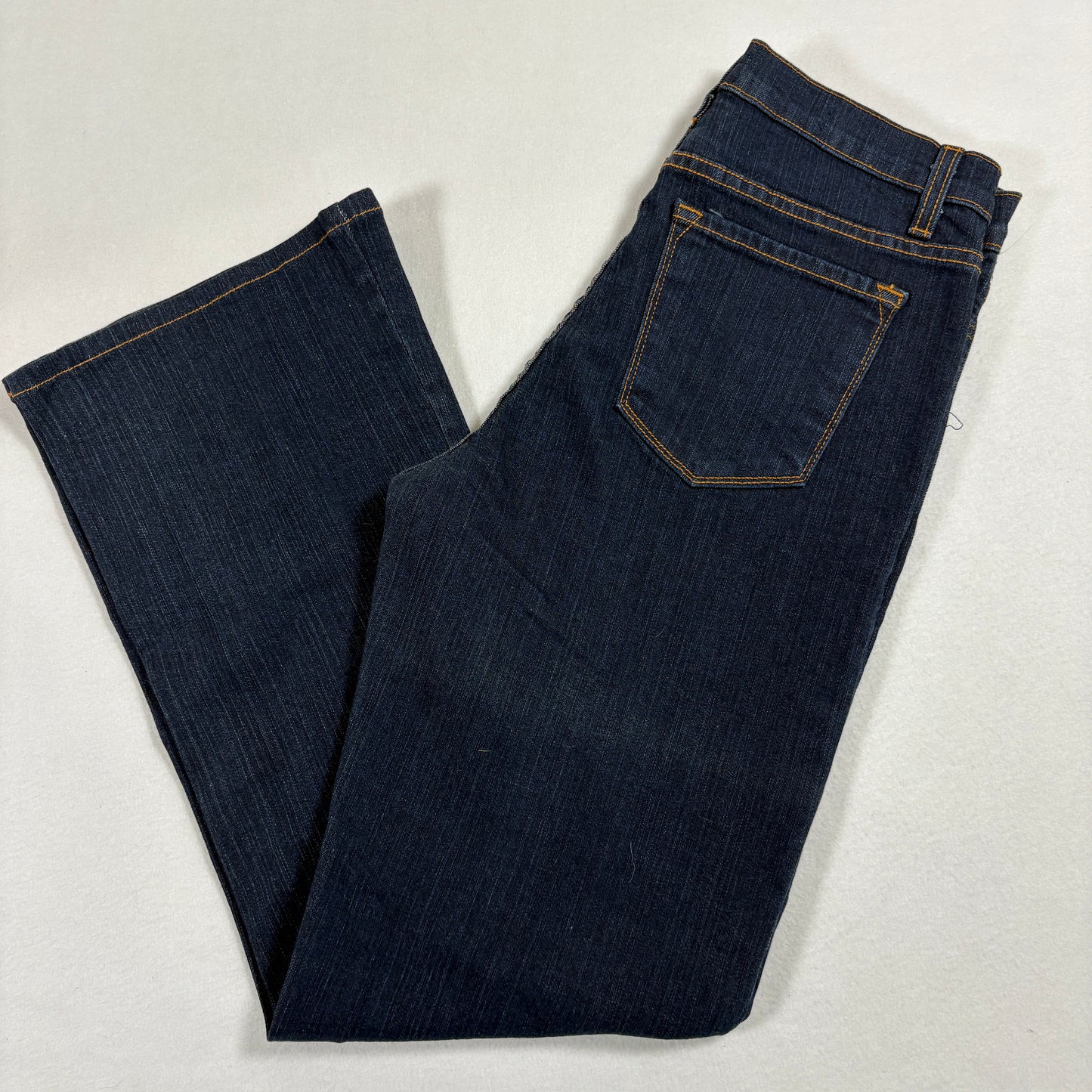 NYDJ Womens Jeans 10P Dark Wash Bootcut Premium Denim Stretch High Rise Curvy