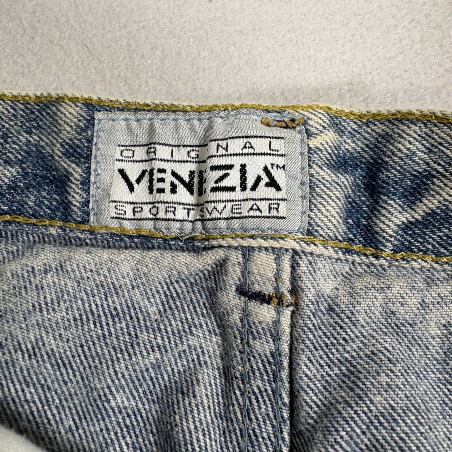 Venezia Womens 16 Acid Wash Baggy Jeans 90s Vintage Grunge High Rise Denim