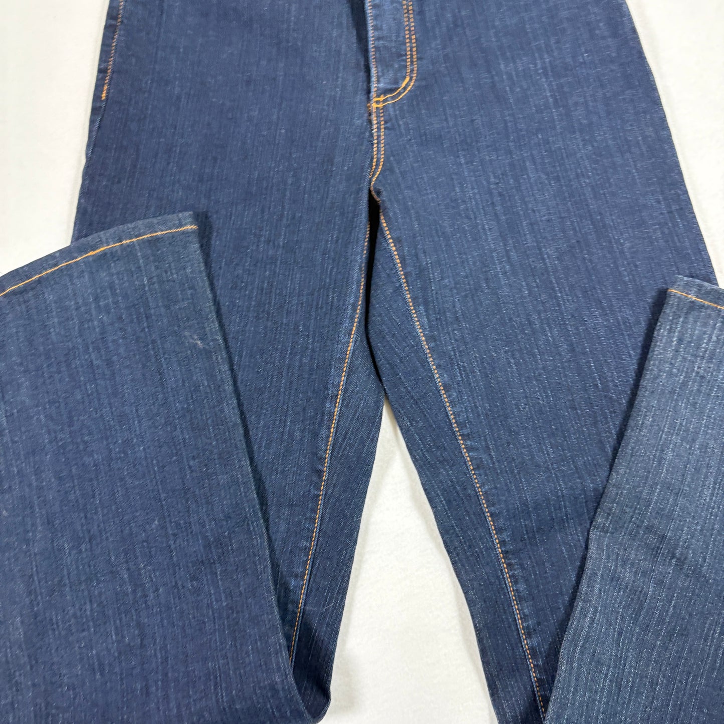 NYDJ Womens Jeans 10P Dark Wash Bootcut Premium Denim Stretch High Rise Curvy