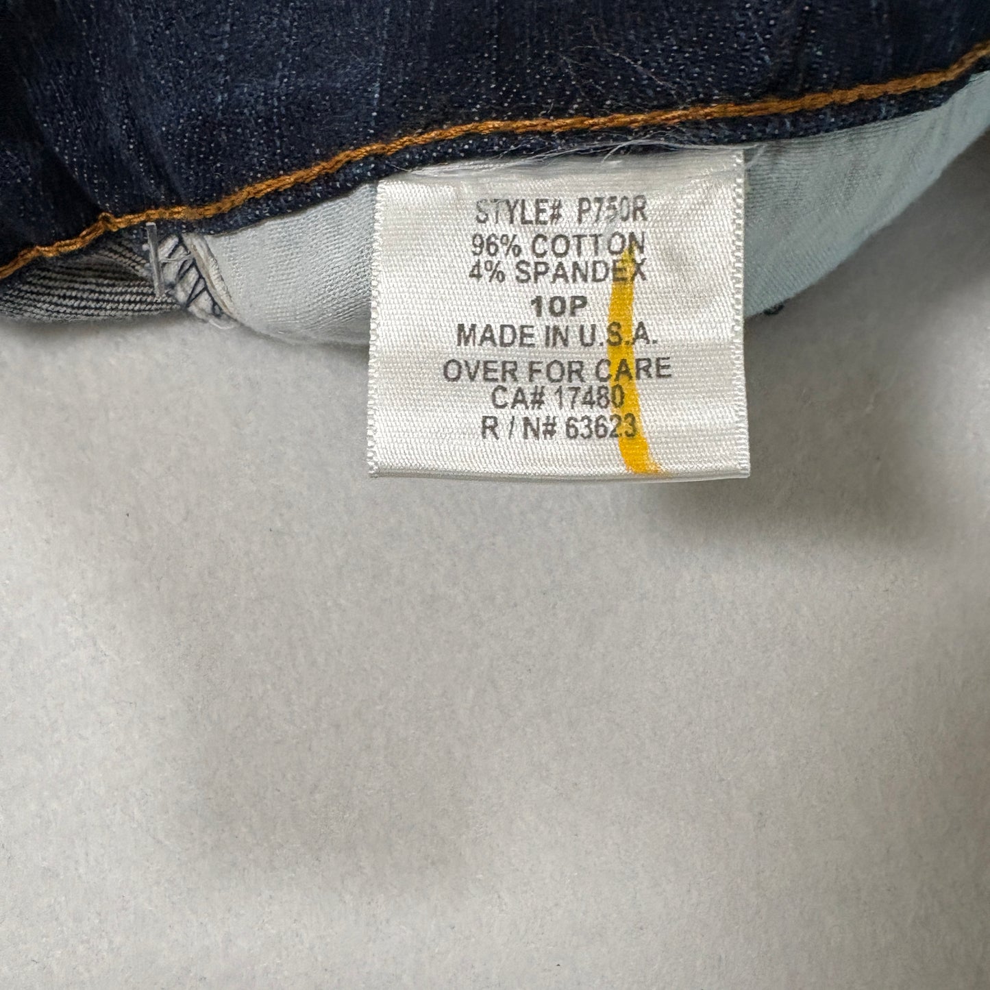 NYDJ Womens Jeans 10P Dark Wash Bootcut Premium Denim Stretch High Rise Curvy