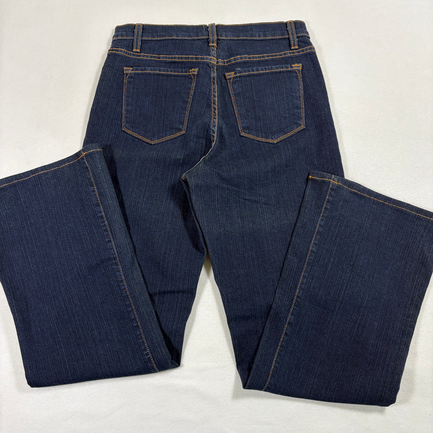 NYDJ Womens Jeans 10P Dark Wash Bootcut Premium Denim Stretch High Rise Curvy