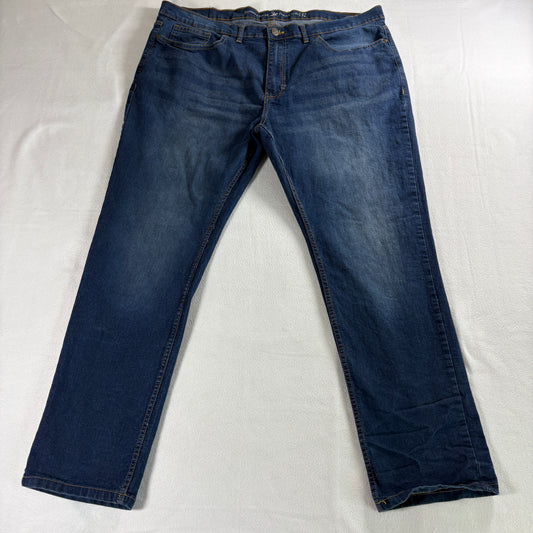 Beverly Hills Polo Club Mens Jeans 44 Blue Straight Fit Stretch Denim