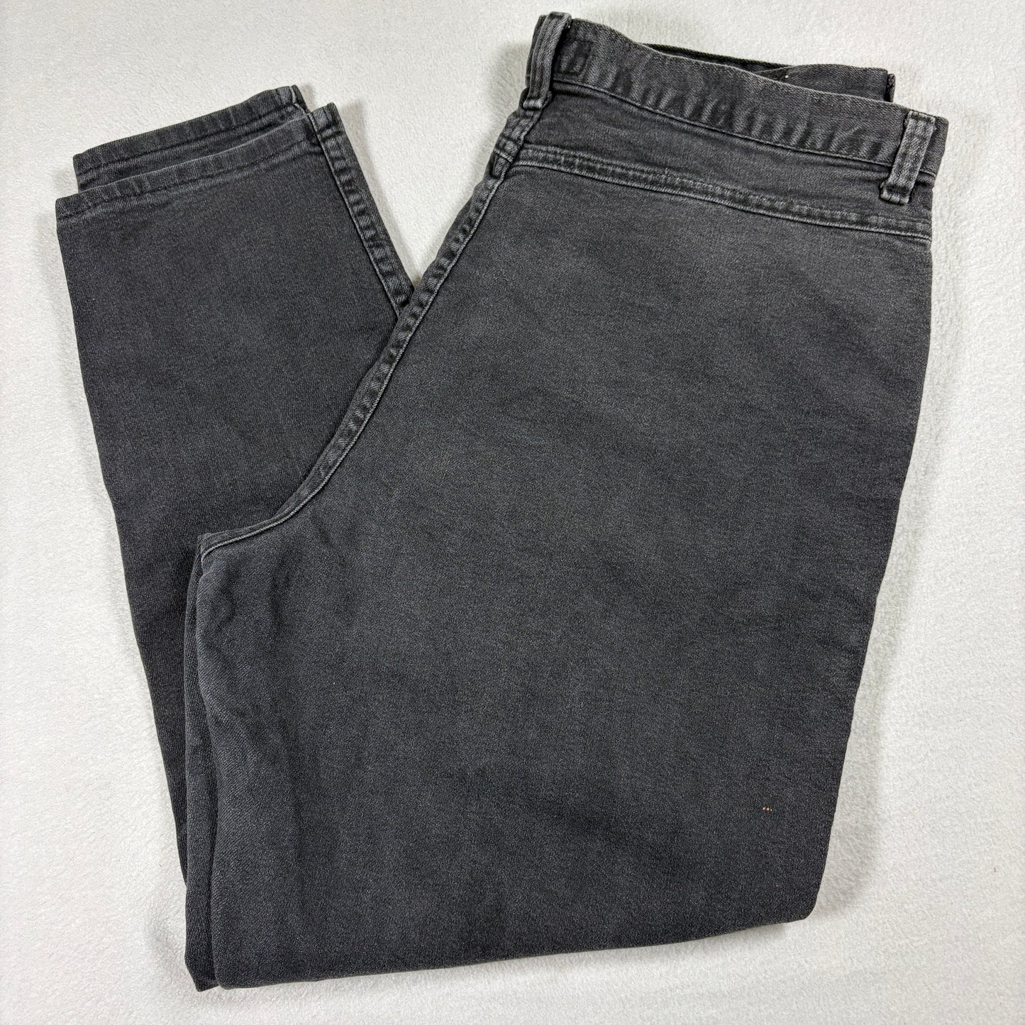 Roaman’s Womens Black Jeans Size 14 Baggy 90s Vintage Grunge High Rise Denim