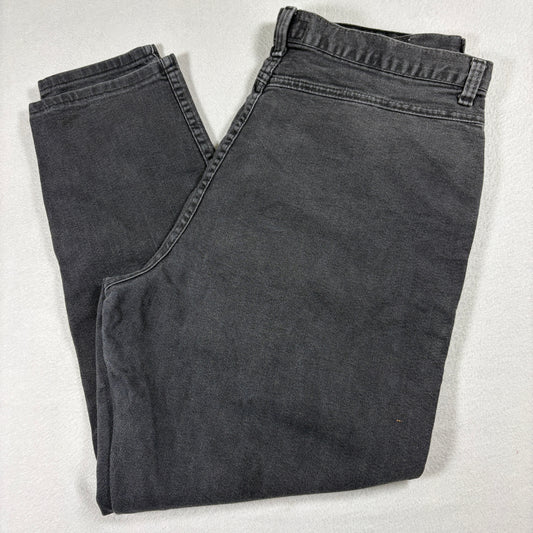 Roaman’s Womens Black Jeans Size 14 Baggy 90s Vintage Grunge High Rise Denim