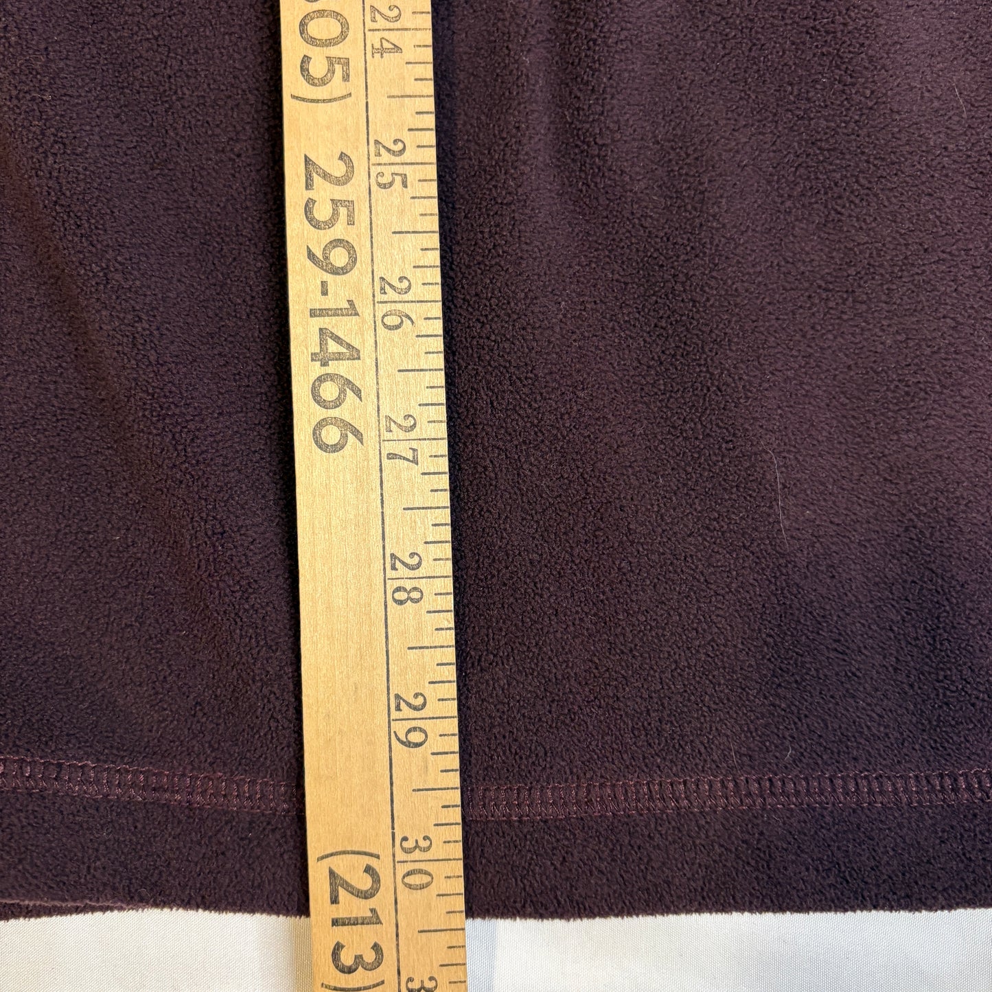 Eddie Bauer 1/4 Zip Fleece Pullover Sweatshirt TXL Tall Purple Long Sleeve Men’s