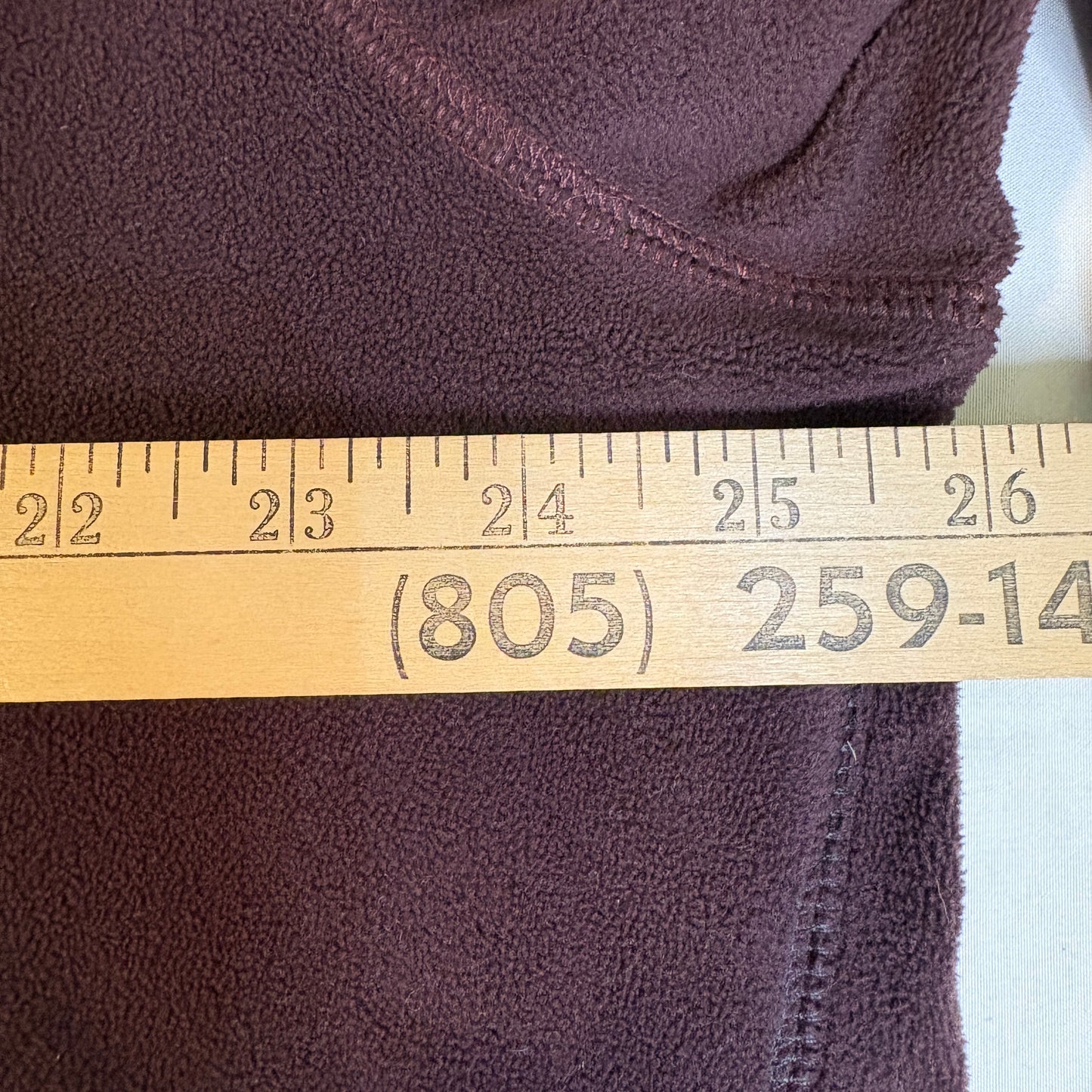 Eddie Bauer 1/4 Zip Fleece Pullover Sweatshirt TXL Tall Purple Long Sleeve Men’s