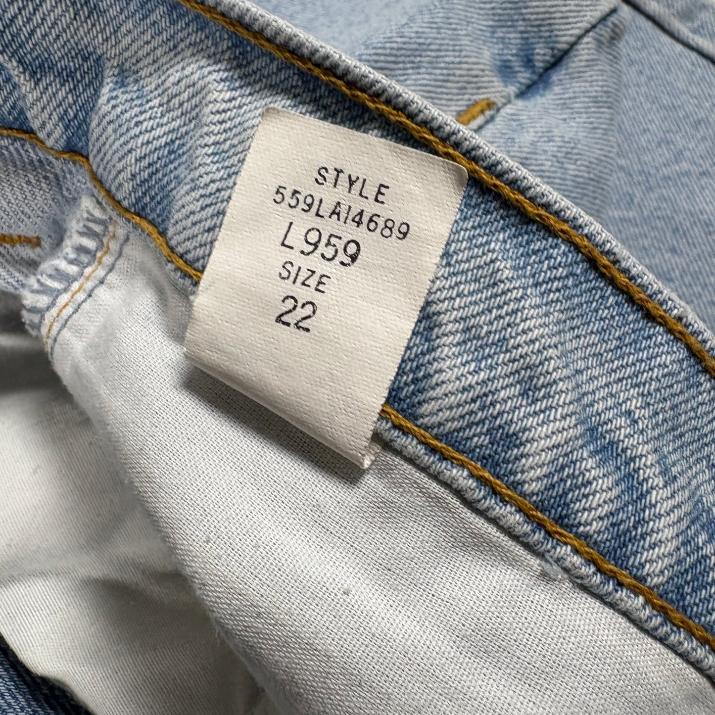 Route 66 Womens 22 Relaxed Fit Light Wash Baggy Jeans 90s Vintage Grunge