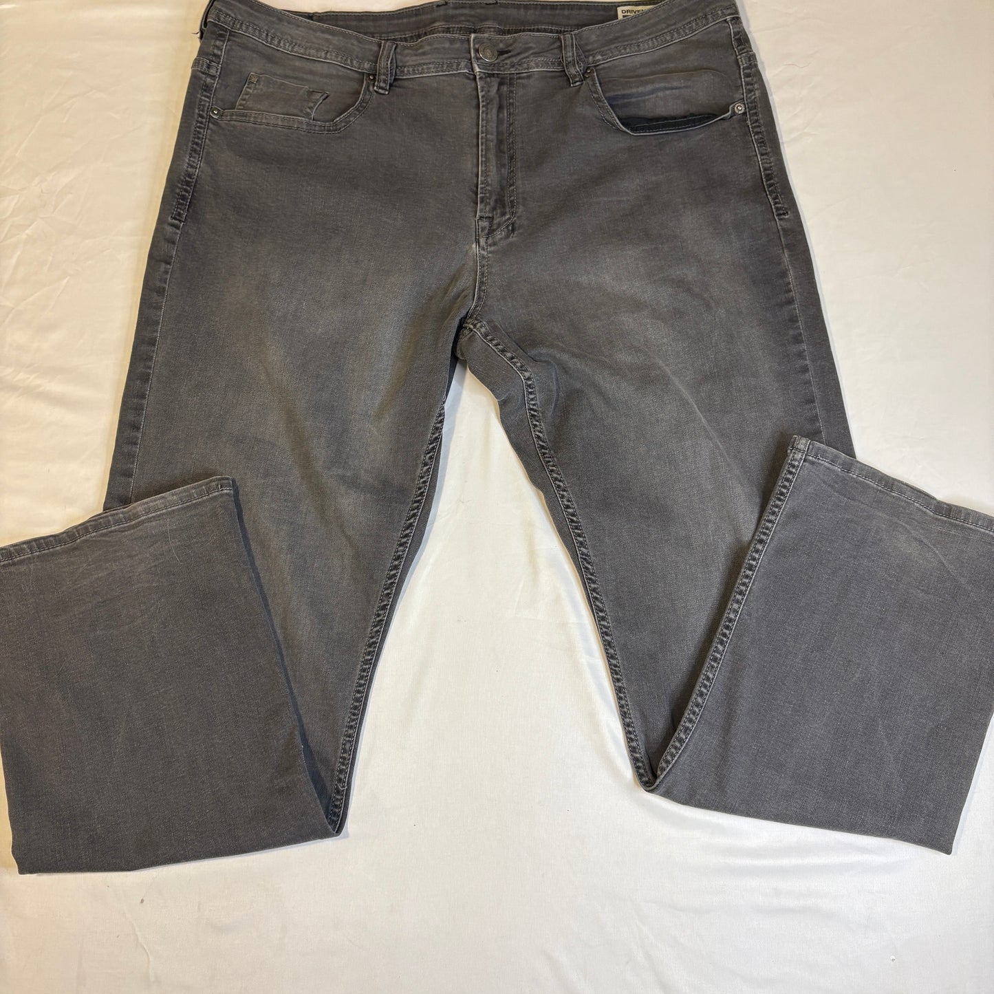 Driven-X Basic Straight Stretch Jeans Gray Men’s 40x32 Casual Denim