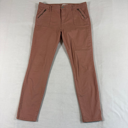 STS Blue Womens Ellie High Rise Skinny Jeans Dusty Pink Stretch Size 31