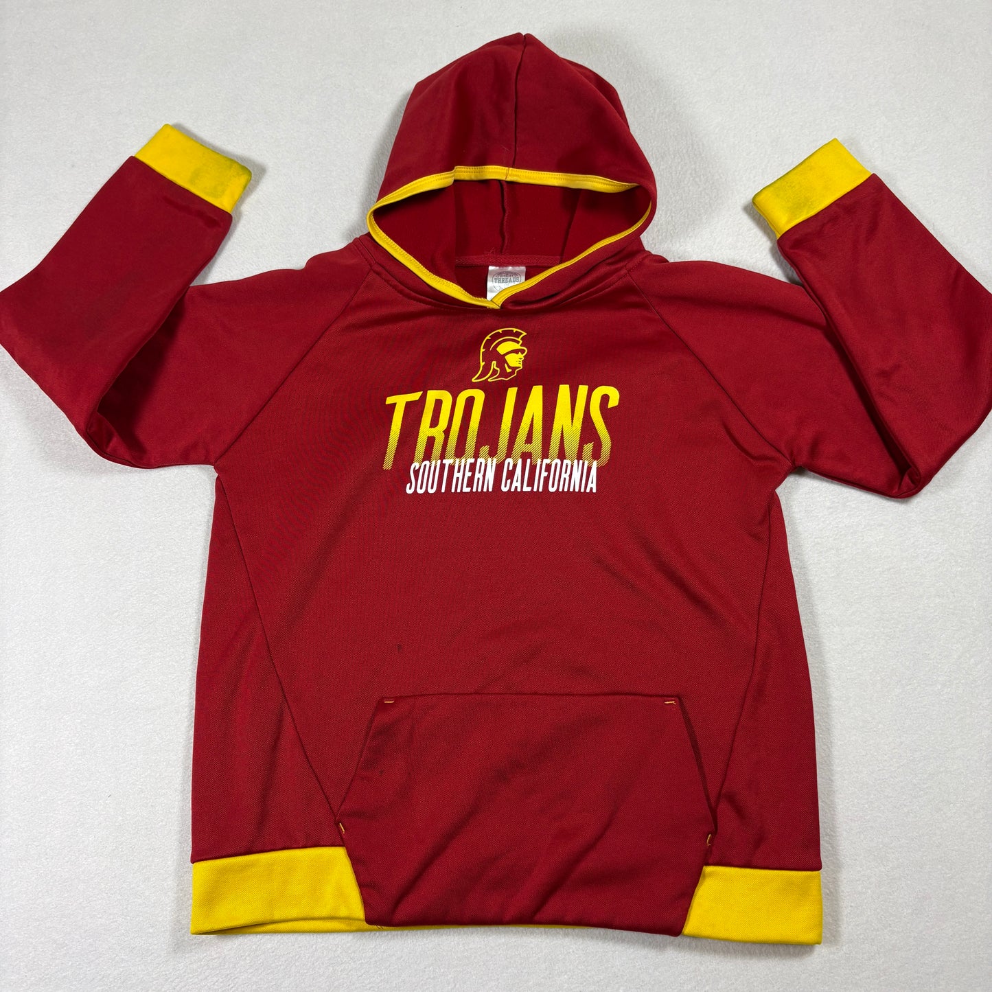 USC Trojans Hoodie Mens Large Red Gold Rivalry Threads Southern California