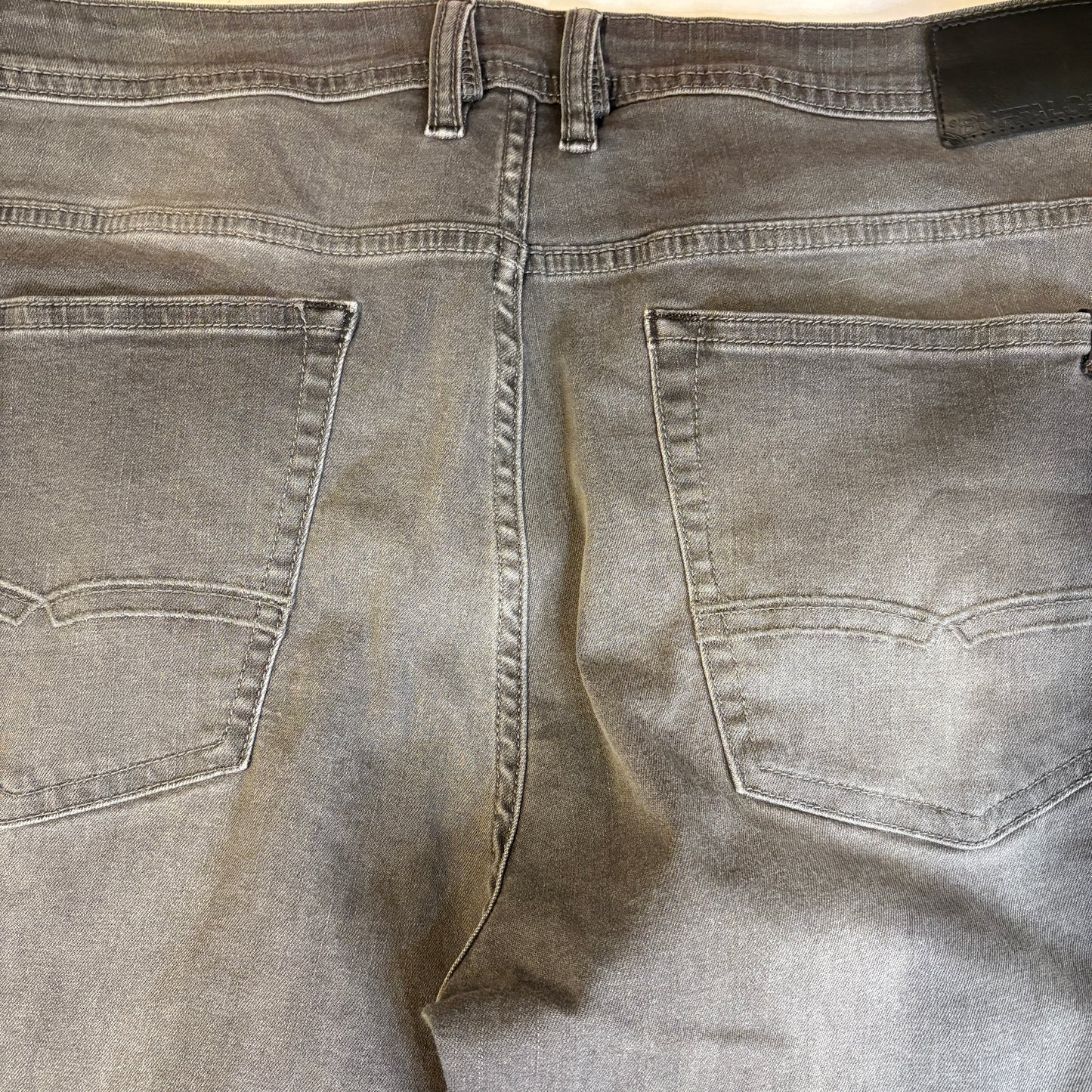 Driven-X Basic Straight Stretch Jeans Gray Men’s 40x32 Casual Denim