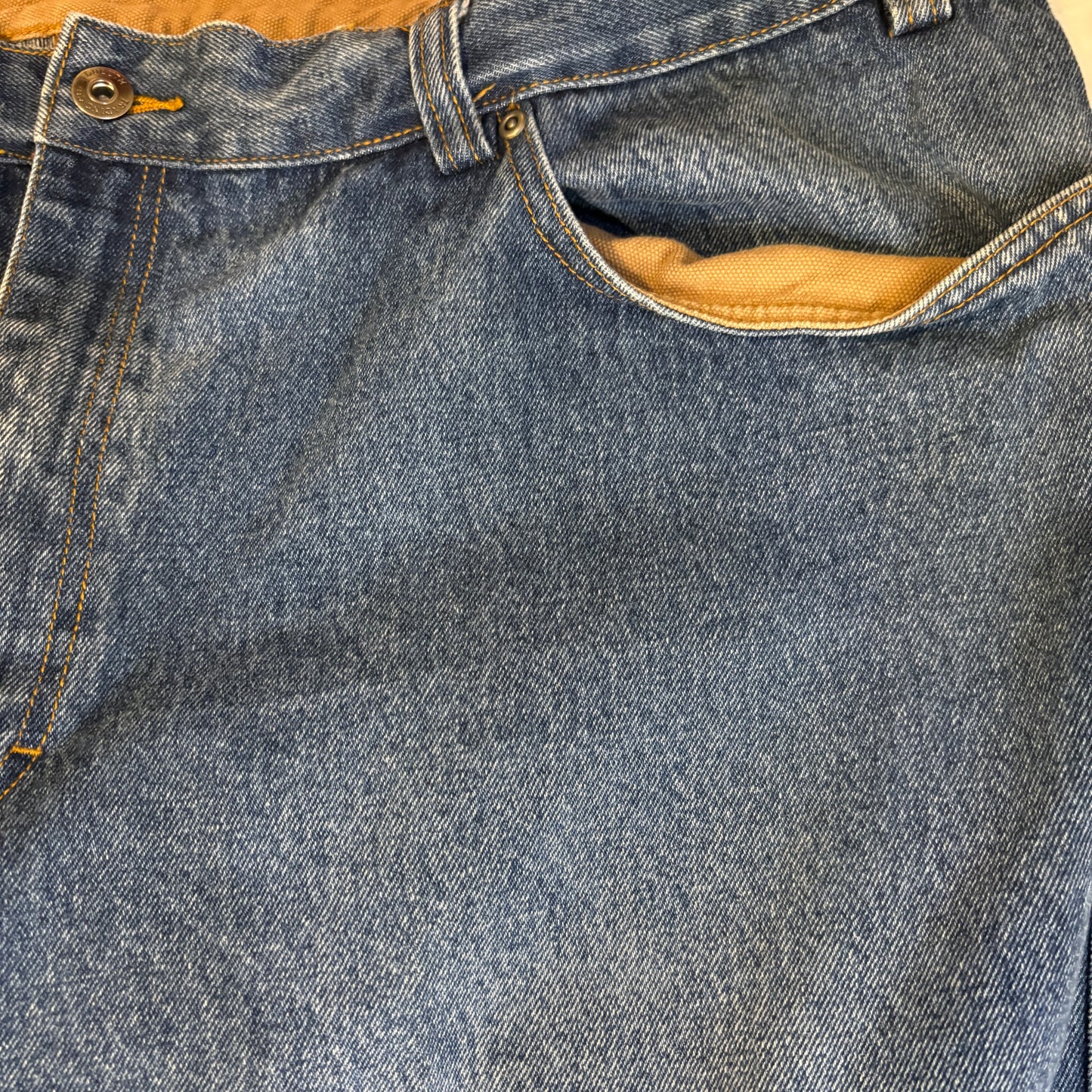 Duluth Trading Co. Jeans Men’s 48x28 Blue Denim 100% Cotton Workwear