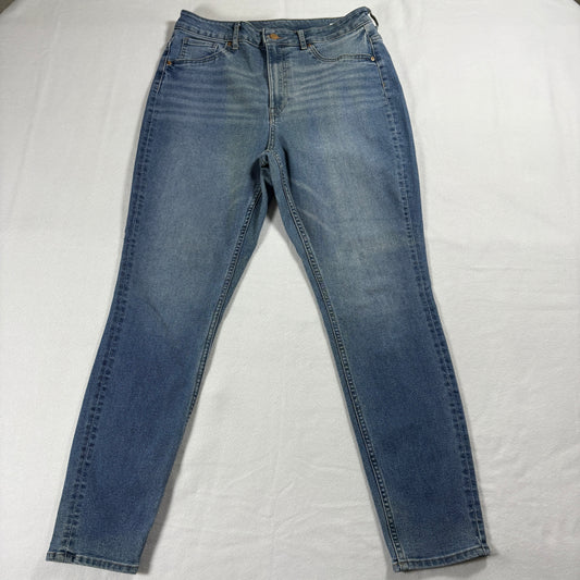 Curvy Fit Jeggings Womens Size 10 Blue Ultra High Waist Skinny Stretch Denim Fit
