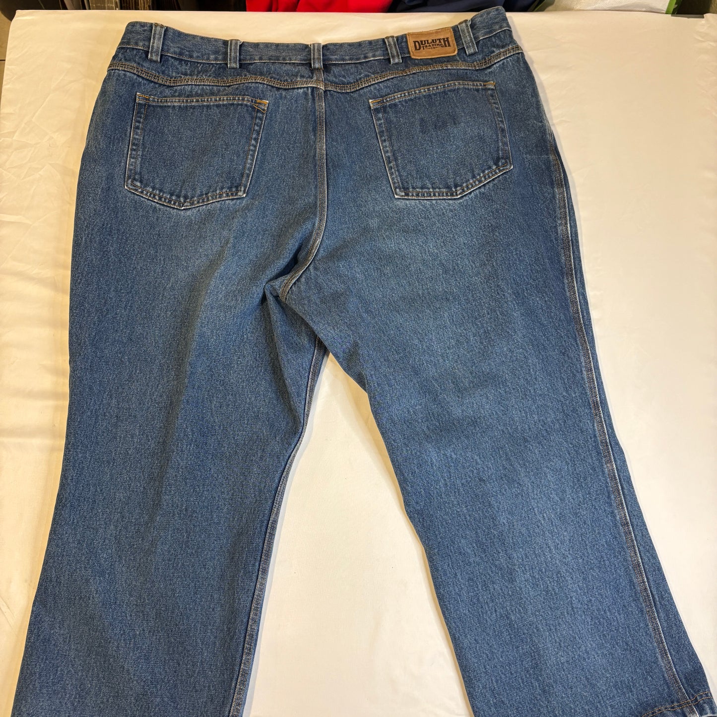Duluth Trading Co. Jeans Men’s 48x28 Blue Denim 100% Cotton Workwear