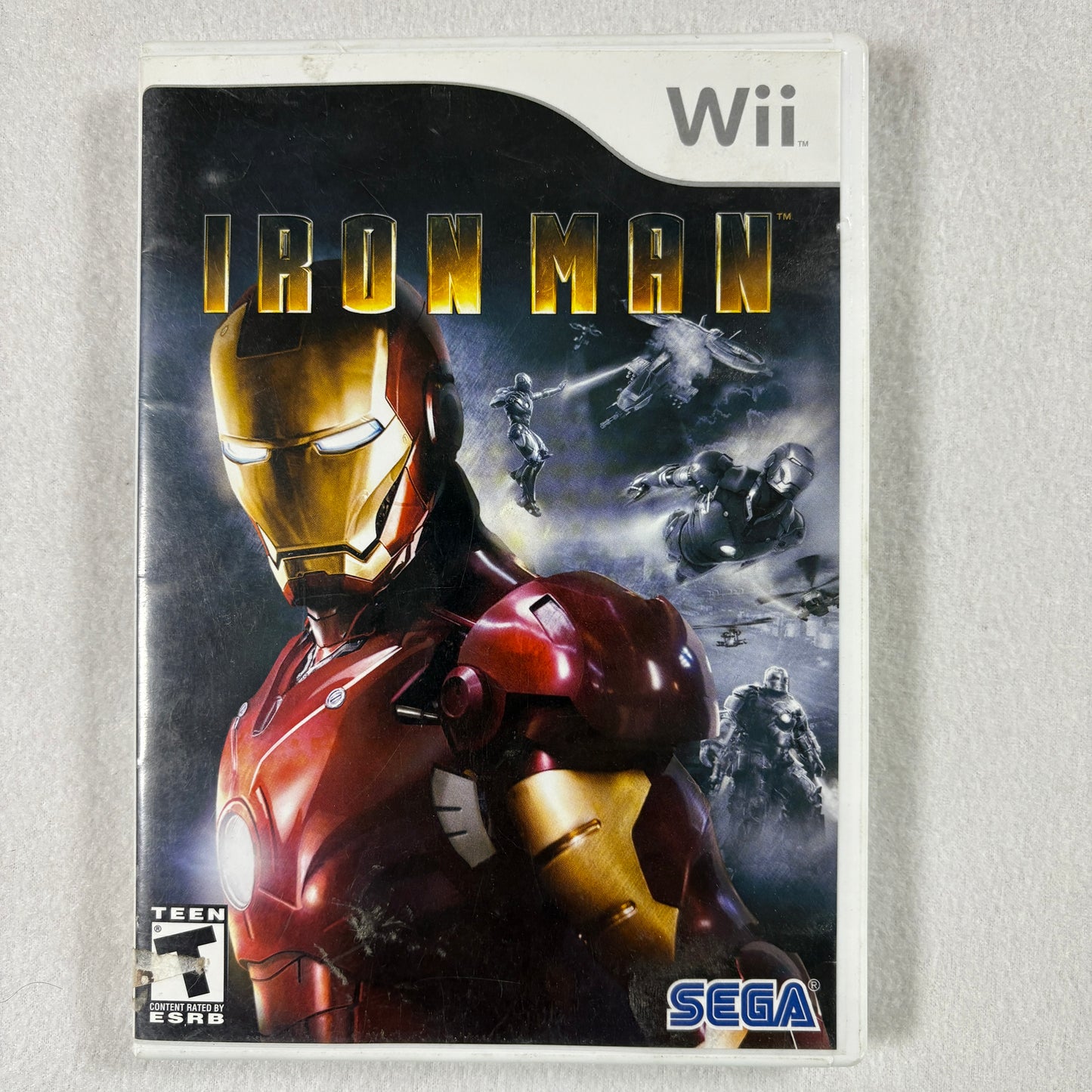 Iron Man Nintendo Wii Complete CIB Tested Marvel Sega 2008 Video Game