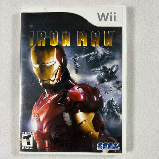 Iron Man Nintendo Wii Complete CIB Tested Marvel Sega 2008 Video Game