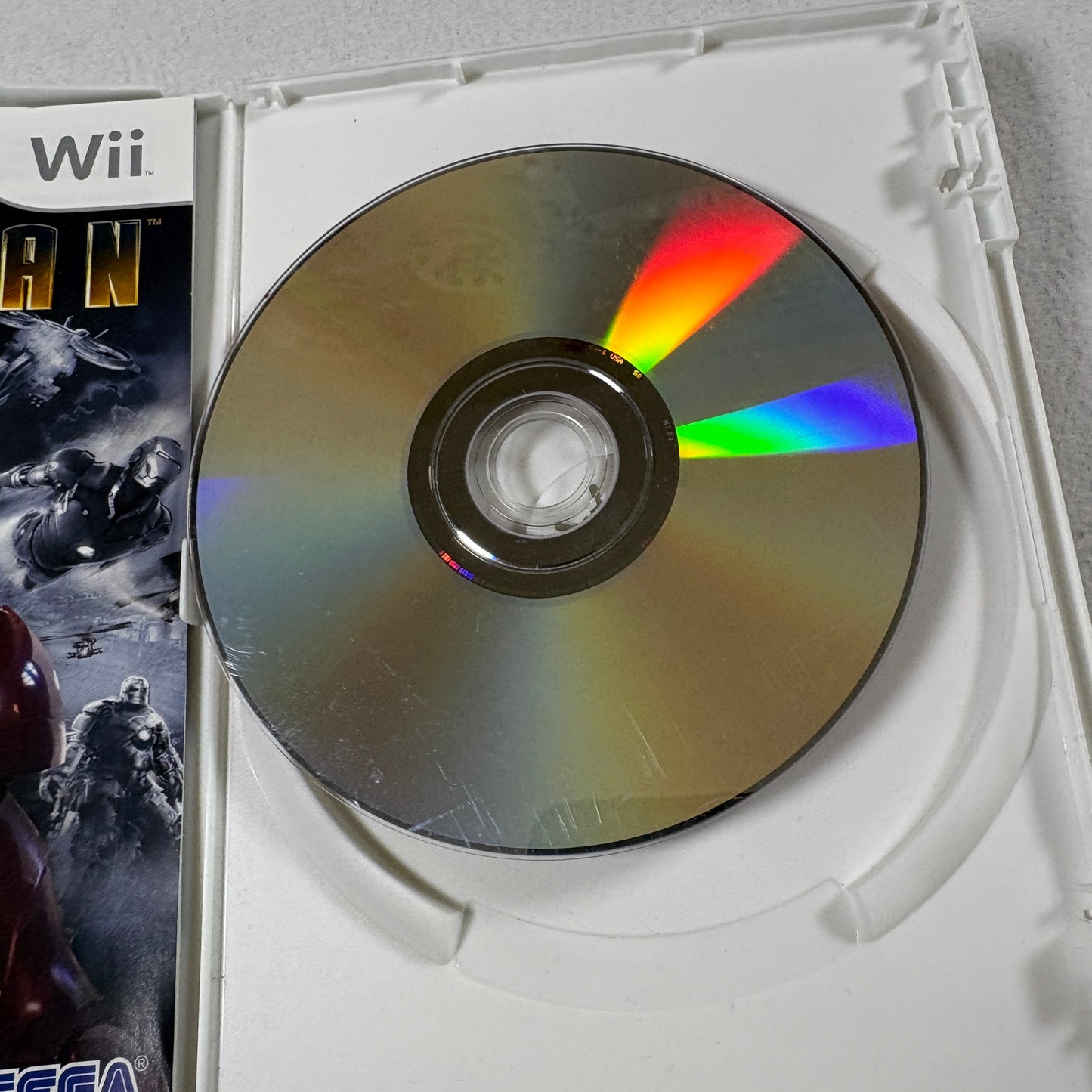 Iron Man Nintendo Wii Complete CIB Tested Marvel Sega 2008 Video Game