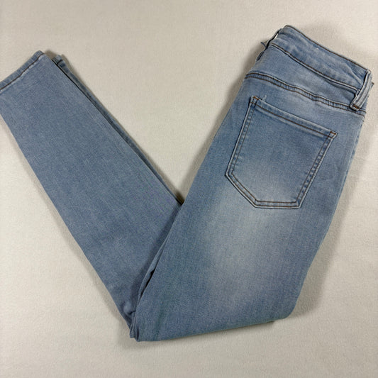 Rue21 Womens Jeans 12R High Rise Jegging Light Wash Stretch Denim Y2K