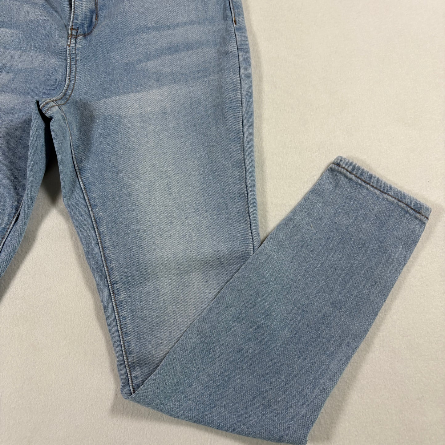 Rue21 Womens Jeans 12R High Rise Jegging Light Wash Stretch Denim Y2K