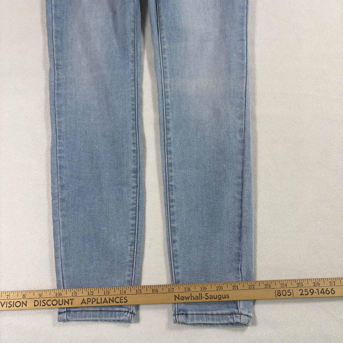 Rue21 Womens Jeans 12R High Rise Jegging Light Wash Stretch Denim Y2K