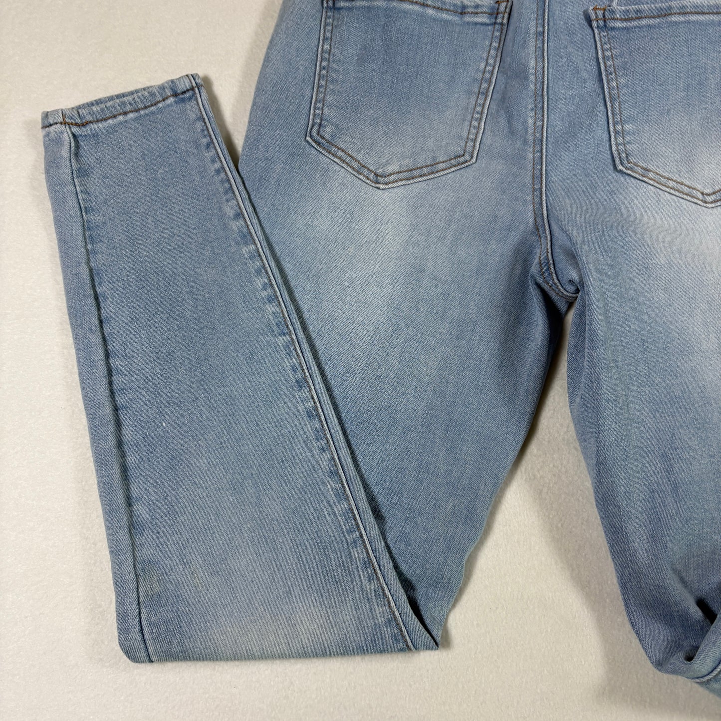 Rue21 Womens Jeans 12R High Rise Jegging Light Wash Stretch Denim Y2K