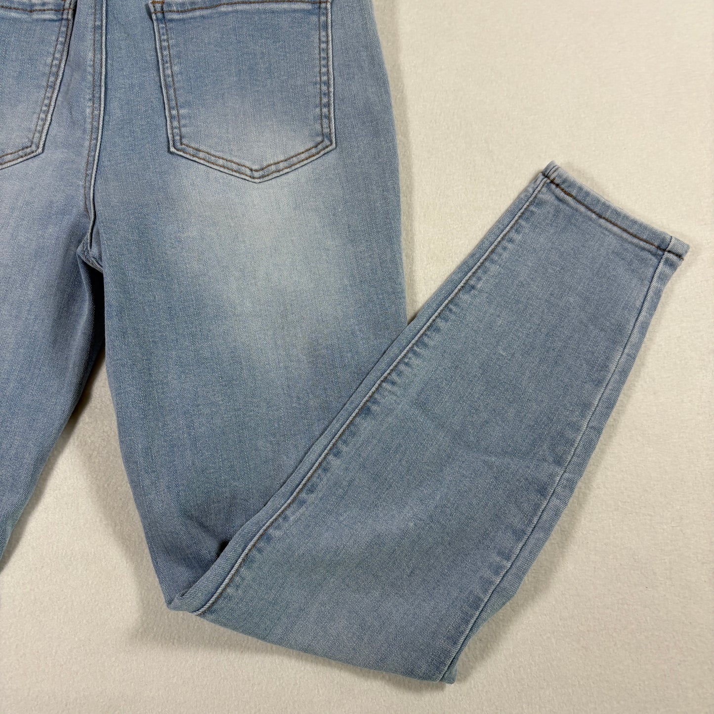 Rue21 Womens Jeans 12R High Rise Jegging Light Wash Stretch Denim Y2K