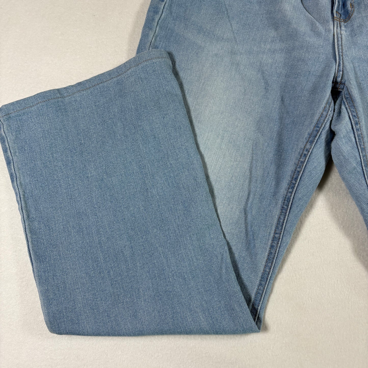Old Navy Womens Jeans 14 High Rise Wow Flare Baggy Y2K Light Wash Distressed
