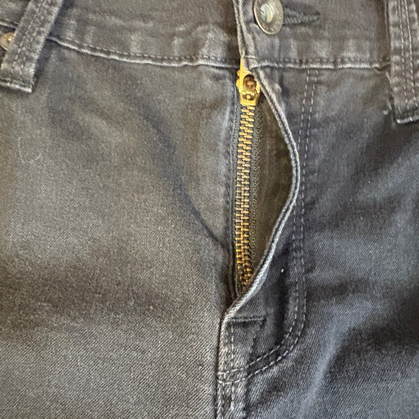 Lucky Brand Sofia Baggy Skinny Jeans Women’s 14/32 Black Denim Stretch